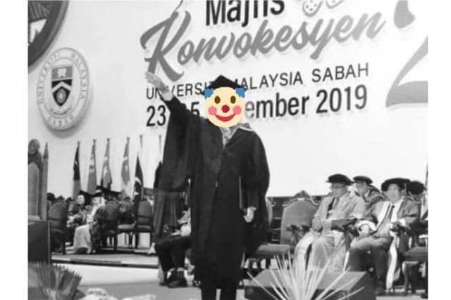 Mahasiswa hormat ala Nazi di acara wisuda di Malaysia (Foto: Thestar/zonatimes.com)