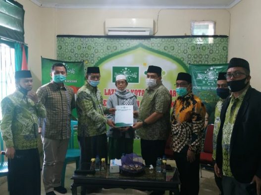 Pengurus Cabang Nahdlatul Ulama (PCNU) Kota Makassar menerima kunjungan Pasangan Calon Walikota dan Wakil Walikota Makassar H. Munafri Arifuddin dan H. Abd Rahman Bando.