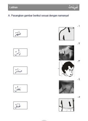 Belajar Bahasa Arab Online: Kosa Kata Tubuh