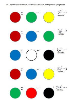 Belajar Bahasa Arab Online: Warna-warna dalam Bahasa Arab