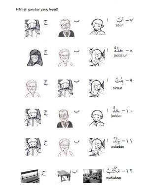 Latihan Kosa Kata Bahasa Arab