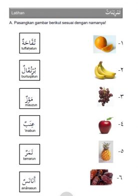 Mengenal Nama-nama Buah dalam Bahasa Arab