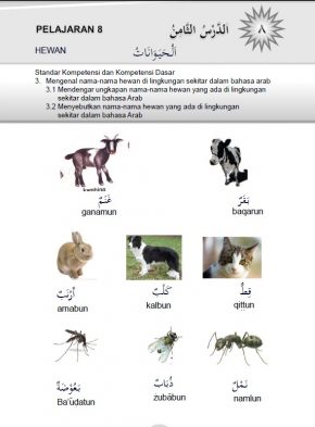 Binatang dalam bahasa arab