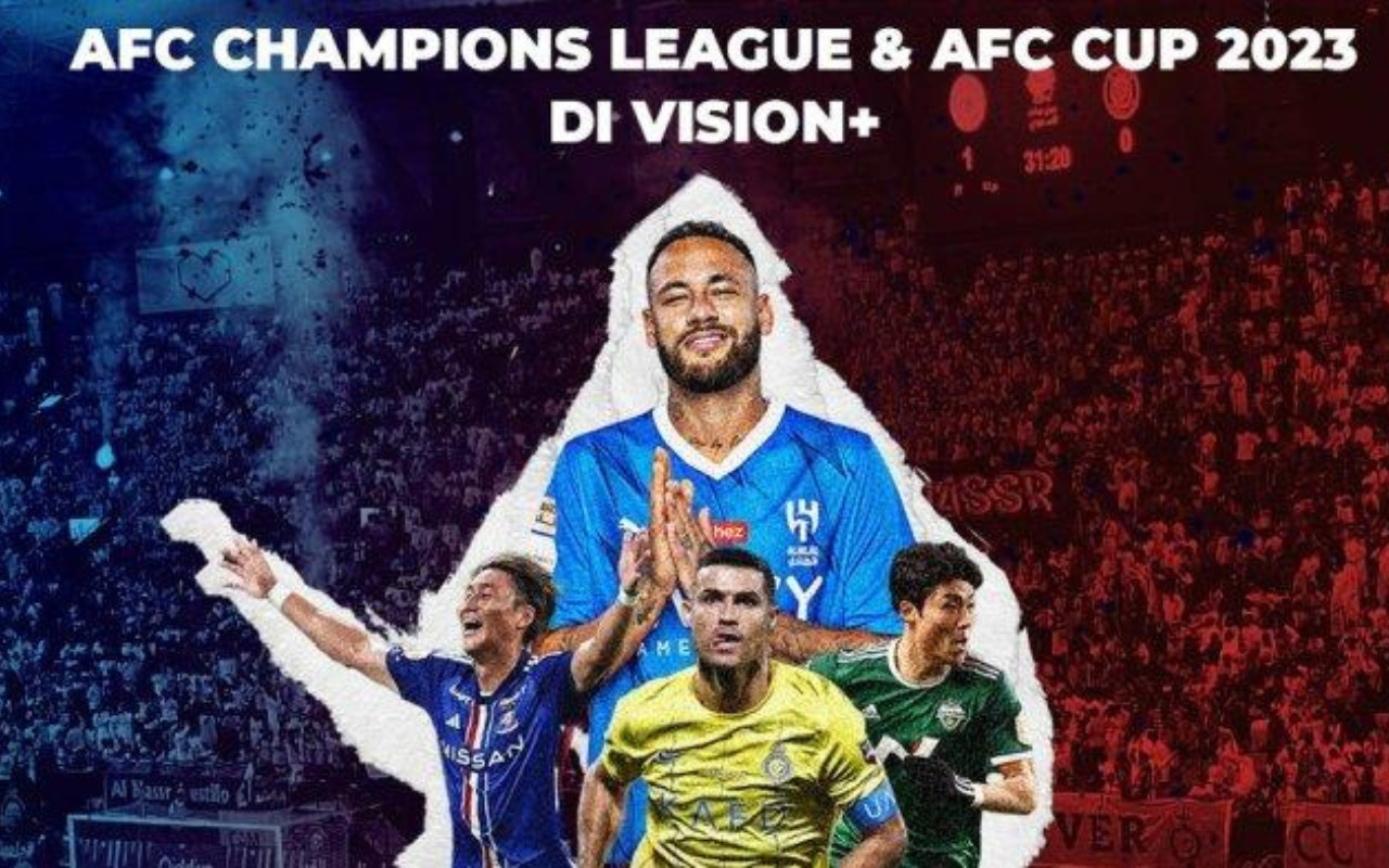 Jadwal Pertandingan AFC Champions League & AFC Cup 2023 di Vision+