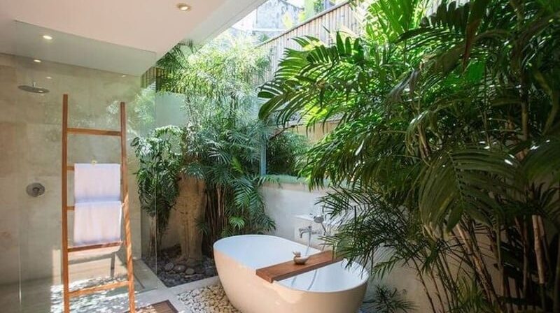 Kamar mandi modern alami